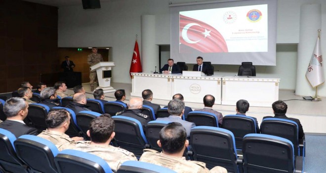Bitlis’te Seçim Güvenliği Toplantısı Yapıldı