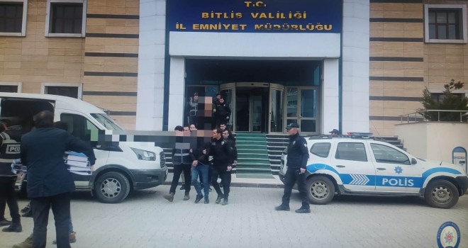 Bitlis’te Kablo Hırsızlığı Yapan Çeteye Operasyon