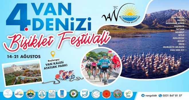 Van Denizi Bisiklet Festivali Başladı