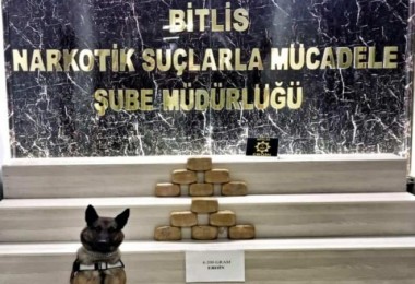 Bitlis’te 6 Kilo Uyuşturucu Madde Ele Geçirildi