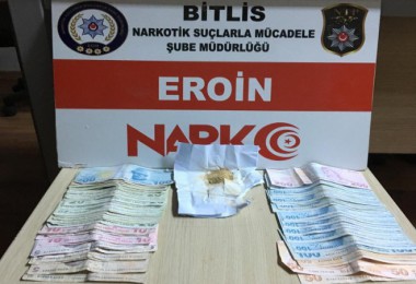 Bitlis'te uyuşturucu madde operasyonunda 1 kişi tutuklandı