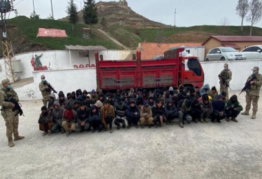 Bitlis’te 110 Göçmen Yakalandı