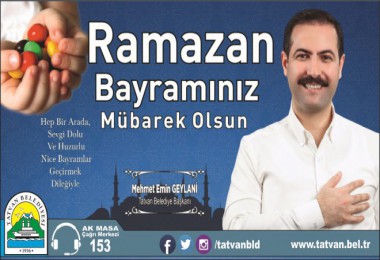 Başkan Geylani’nin ‘Ramazan Bayramı’ mesajı