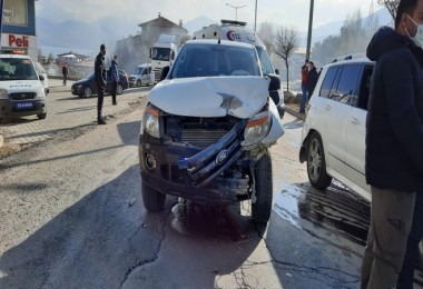 Tatvan’da Trafik Kazası, 1 Yaralı