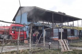 Tatvan Seyir Terası Yangından Dolayı Kullanılamaz Hale Geldi