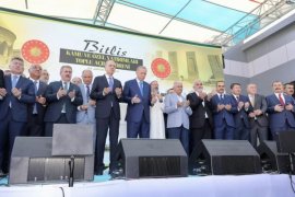 Cumhurbaşkanı Erdoğan, Bitlis’te Düzenlenen Toplu Açılış Programına Katıldı