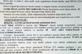 Bitlisli gazeteciye 75 gün adli para cezası verildi