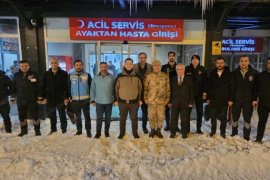 Kaymakam Demirer, Güvenlik Noktaları ve Hastane Ziyareti Gerçekleştirdi