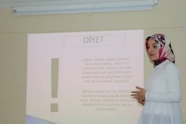 Bitlis’te sağlıklı beslenme ve obezite semineri verildi