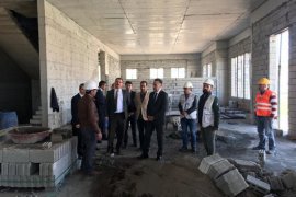 Vali Çağatay 112 Acil Merkezi inşaatını inceledi