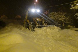 Tatvan'da alarm verildi, belediye ekipleri kar nöbetinde