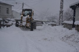 Tatvan’da Kar Temizleme Çalışması Devam Ediyor