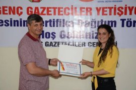 BİGACEM’in genç gazeteci adayları sertifikalarını aldı