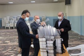 Bitlis’te maske üretimi devam ediyor