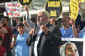 Tatvan’da ‘Dünya Kudüs Günü’ dolayısıyla basın açıklaması yapıldı