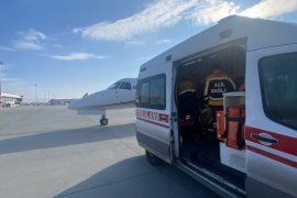 Kalp Yetmezliği Bulunan Hasta Uçak Ambulansla Ankara’ya Sevk Edildi