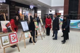 Tatvan’daki öğrenciler resim sergisi açtı