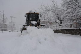 Tatvan’da karla mücadele çalışmaları