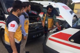 Bitlis’teki ambulans sürücülerine teknik eğitimler verildi