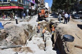 Cumhuriyet Caddesi’nde Birinci Etap Altyapı Çalışmaları Tamamlandı