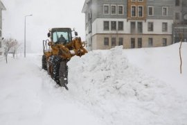 Bitlis Belediyesi Karla Mücadele Çalışmalarını Sürdürüyor