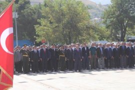 Bitlis ve ilçelerinde 30 Ağustos Zafer Bayramı'nın 95’inci yıldönümü kutlandı