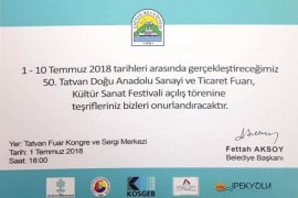 Tatvan Fuarı 1 Temmuz’da açılacak