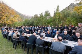 Vali Karakaya Grup Köy Yolu İle Güvenlik Yolunda Devam Eden Çalışmaları İnceledi