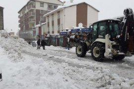 Mutki Belediyesi karla mücadele çalışmaları