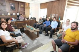 Bitlis’in tarihi için biraraya gelen heyet BEU Rektörü Yardım’ı ziyaret etti