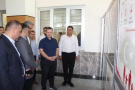 Kaymakam Demirer, Tatvan Devlet Hastanesindeki Şehit ve Gazi Birimini İnceledi
