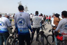 Çevre Temizliği ve Sıfır Atık Konusuna Dikkat Çekmek Amacıyla 100 Kişi Pedal Çevirdi