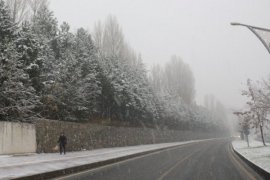 Bitlis'te Kar Yağışı