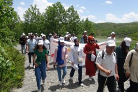 Nemrut Krater Gölü Çevresinde ‘Obezite Farkındalık Yürüyüşü’ Yapıldı