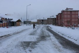 Bitlis Belediyesi'nin karla mücadele çalışmaları