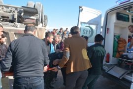 Tatvan - Ahlat karayolunda trafik kazası 1 yaralı