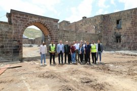 El Aman Hanı Restorasyonunda Son Durum Değerlendirildi