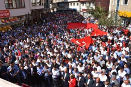 Bitlis'te Teröre Lanet Yürüyüşü düzenlendi