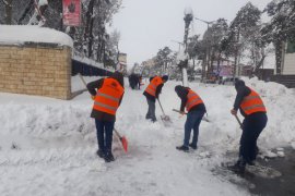 Tatvan’da kar kalınlığı 2 metre