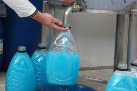 Van Gölü Suyu Kullanılarak Sıvı Sabun Üretiliyor