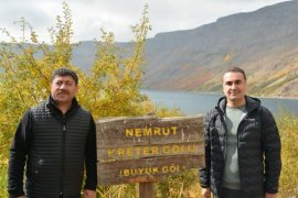 Nemrut Kalderası’nda Öğretmenlere Yönelik Doğada Yürüyüşü Düzenlendi