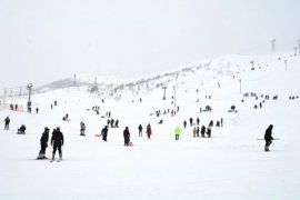 Bitlis’teki Kayak Merkezinde Yarıyıl Tatili Boyunca Yoğunluk Yaşandı