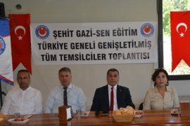 Şehit Gazi-Sen Eğitim Sendikası temsilcileri Bitlis’te buluştu