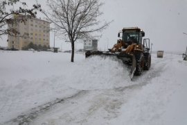 Bitlis Belediyesi Karla Mücadele Çalışmalarını Sürdürüyor