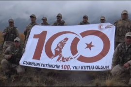 Cumhuriyetin 100. Yılı Nemrut Dağı'nda Kutlandı