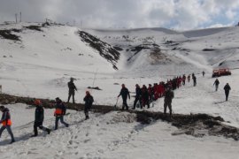 Bitlis’te Kapsamlı Bir Şekilde Çığ Tatbikatı Yapıldı