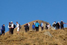 Nemrut Kalderası Çanağı Yürüyüşü Düzenlendi