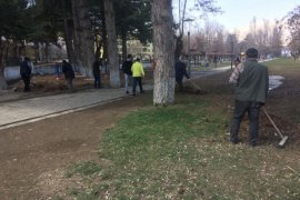 Tatvan’da Park ve Bahçelerde Yaz Bakımı Başladı