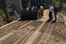 Yolalan Beldesi’nde 9 kilometre yol yapımı çalışması yürütüldü