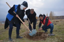 Tatvan’da 500 Adet Fidan Ekimi Gerçekleştirildi